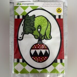 Grinch garden flag. NWOT